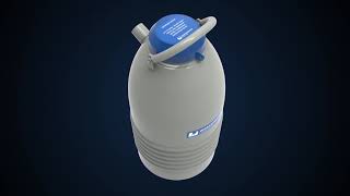 Imlab - Charging a CX CXR Dry Shipper from Worthington Industries