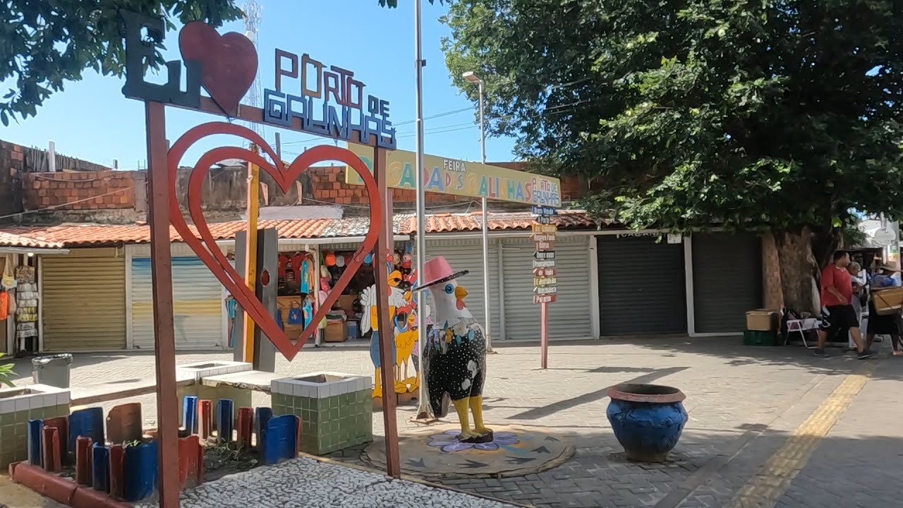 VAMOS MOSTRAR O CALÇADÃO DE PORTO DE GALINHAS EM PERNAMBUCO BRASIL