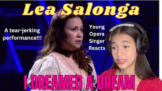 Young Opera Singer Reacts To Lea Salonga - I Dreamed A Dream
