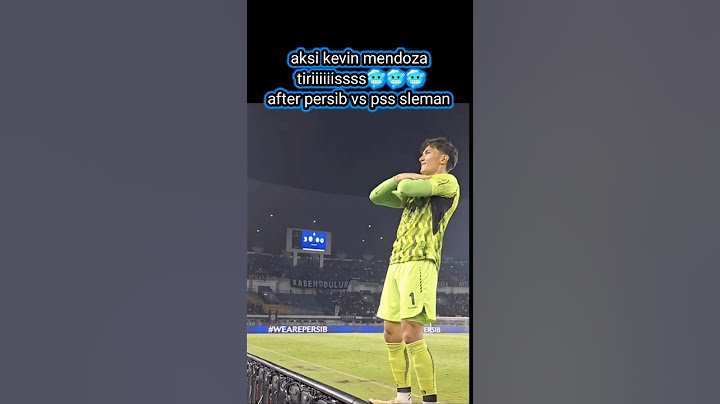 aksi kevin mendoza tiriiis 🥶 usai persib vs pss sleman highlights #persib #mendoza #psssleman