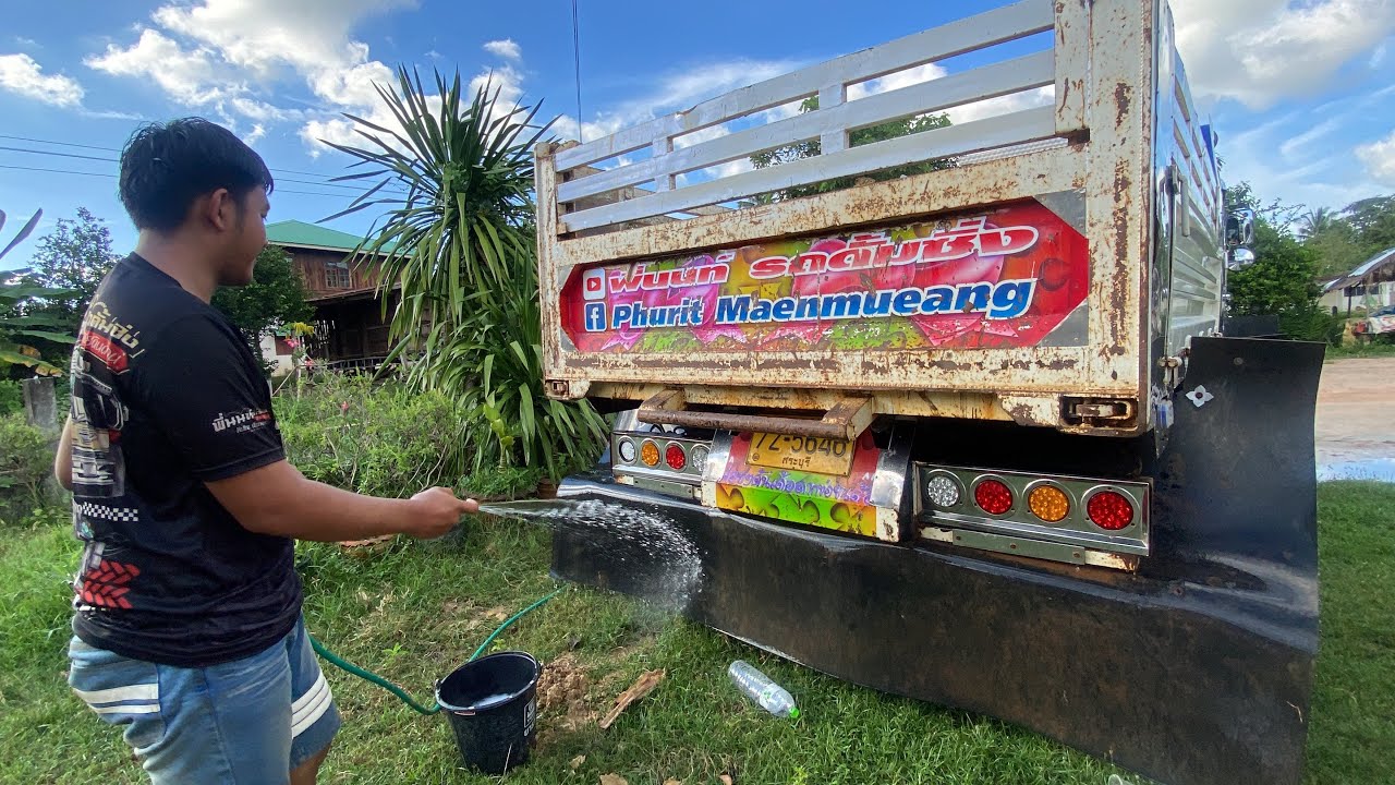 ได้ฤกษ์ล้างเจ้าขุนเงิน เตรียมวิ่งงาน มีสาวมาช่วยล้างแบบนี้สะอาดแน่