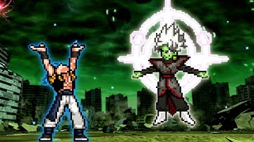 Gogeta SSB( DBS ) (New) VS Fused Zamasu(Inseph) in Jump Force Mugen