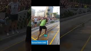 Bolt vs Train 👀🔥 | #crazy #reaction #athlete #speed #athletics
