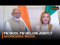 PM Modi, PM Meloni jointly addresses media