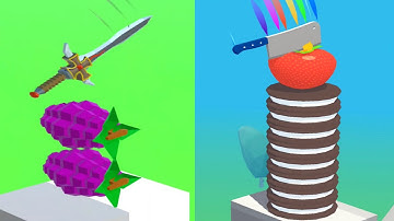 Slicer Knife vs Slice It All - Very Satisfying and Relaxing ASMR Slicing Game