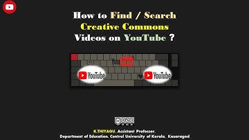 How to Find / Search / Filter Creative Commons Videos on YouTube? (YouTube Tips)