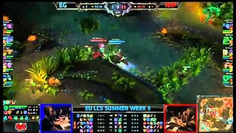 EG VS NIP Bjergsen Orianna Highlights   EU LCS W5D1 Summer MUST SEE