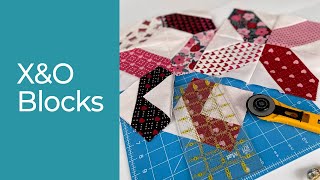XOX Valentine Quilt Blocks