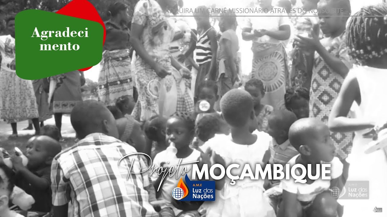 Projeto Moçambique - Trabalho com as crianças de Moçambique.
