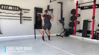 Cable Back Squat