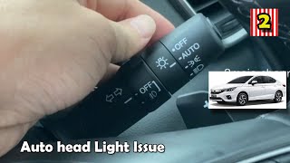 Masalah Auto Lampu Depan Dengan Tinted Cahaya Auto Headlights Problems Light Sensor Honda City 2022