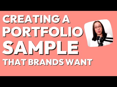 How to Create a Portfolio Sample that Businesses Want | brainstorming topics for your writing sample