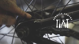 How to setup built in chain tensioners