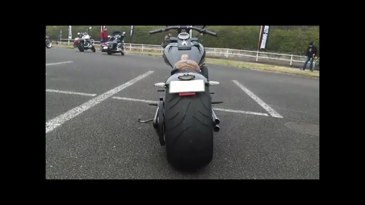 ハーレーの試乗会で見かけたムチャクチャかっこいいカスタムハーレー Crazy Cool Harley That I Saw In The Test Rides Harley Youtube