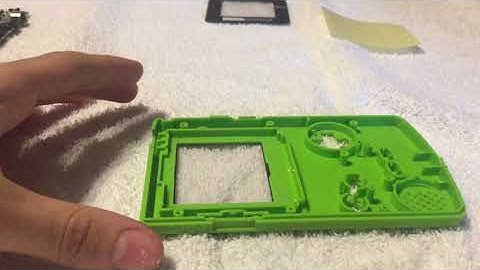 How To Change A Nintendo Gameboy Color Screen Lens
