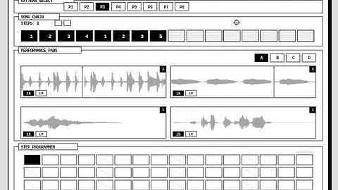 Web Audio API HTML5 Canvas Sampler groove box