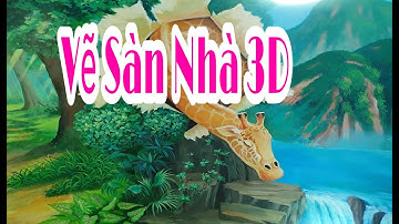 Vẽ Sàn Nhà 3D - Tranh Tường 3D Cực Đẹp Cho Quán Cafe| Hongkienart