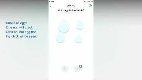 Easy Game - Which egg is the chick in? - Level 172 solution