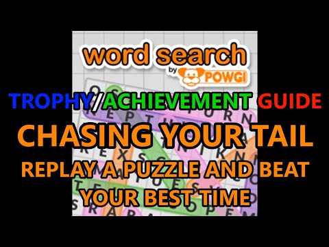 Word Search by POWGI: Chasing Your Tail Trophy Guide