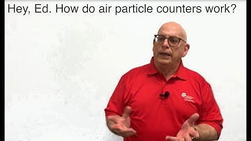 1 Minute with Ed - How does an Air Particle Counter Work?