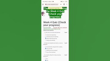 SWAYAM/MOOC course -CAD CAM-Week 4 assignment answer 2022