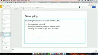 Decoupled Drupal 8