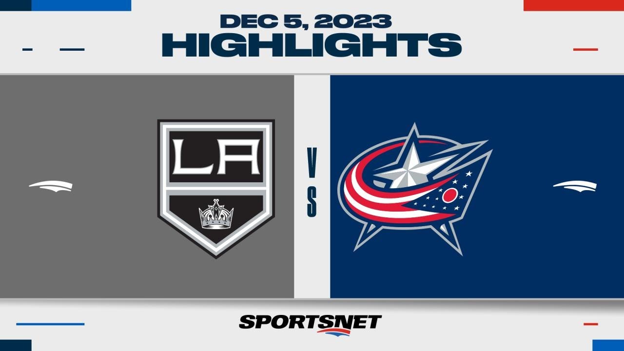 NHL Highlights | Kings vs. Blue Jackets - December 5, 2023
