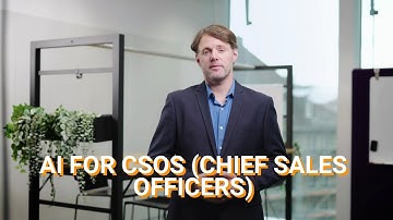 AI for CSOs: Upgrade Sales Strategy via Prompt & Video courses, Certifications and AI tools