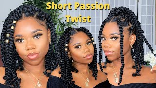 DIY Short Passion Twist | EASY StepByStep Tutorial | TWO METHODS (No Crochet & Crochet) | Chev B