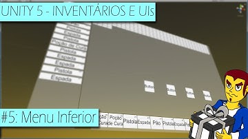 TUTORIAL UNITY 5 - INVENTÁRIOS #5 - SISTEMA DE PAUSE E MENU INFERIOR