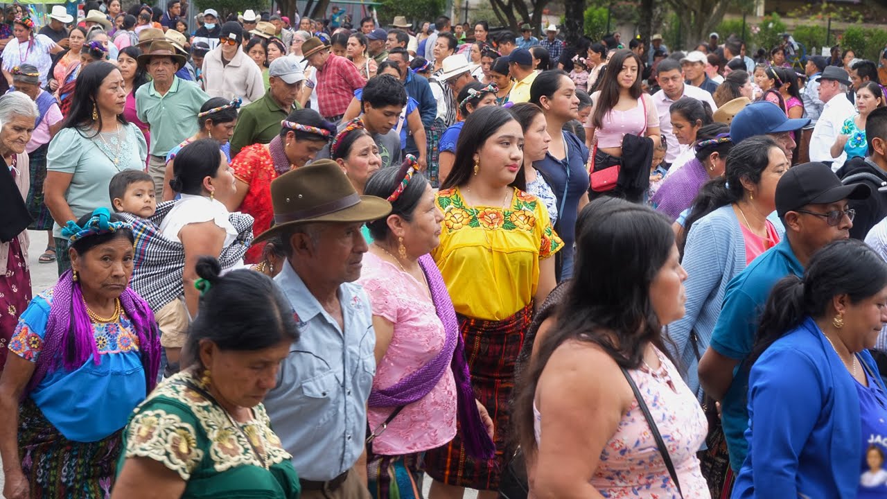 Baile Regional Jacalteco. Amenizado por la Marimba Sonora Juvenil. Fiesta de Candelaria 2025