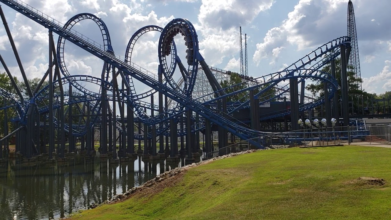 Blue Hawk -Six Flags Over Georgia Offride - YouTube