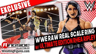 WWE Raw Real Scale Wrestling Ring Playset w/ Rhea Ripley Ultimate 