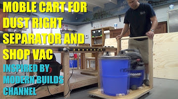 Mobile Dust Collection Cart for Woodworking - Rockler Dust Right