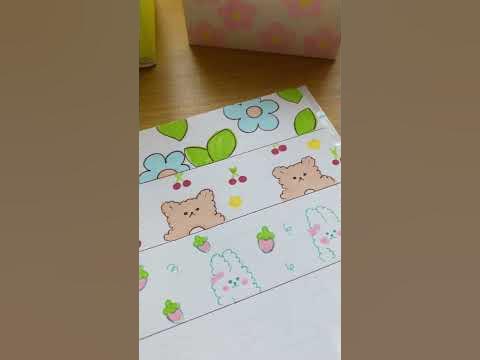 Как сделать летний декоративный скотч ☘️ - YouTube