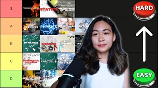 Ranking all mechanical engineering courses from EASY TO DIFFICULT. (TIER LIST)