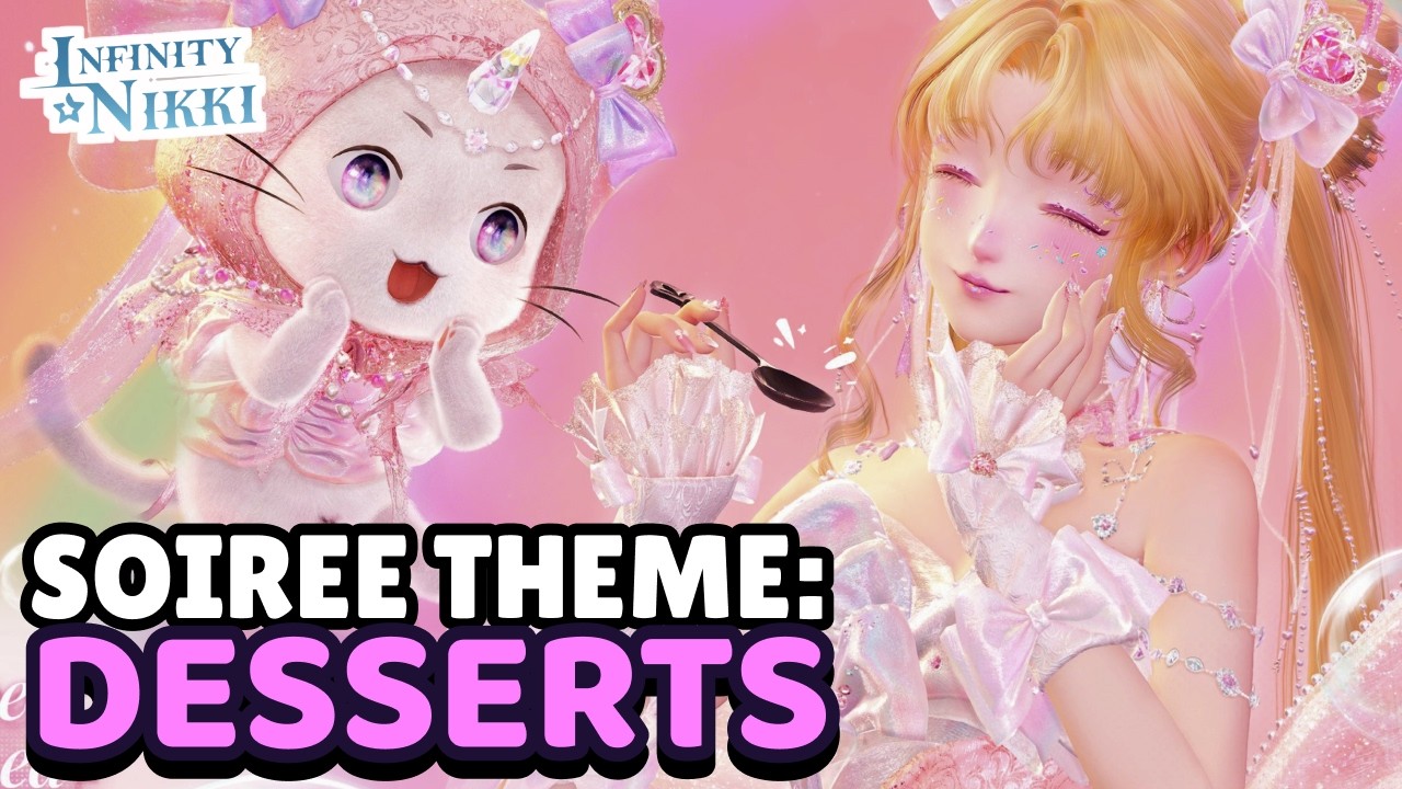 [DROPS] 2.3 Soiree Theme: TEA PARTY 🫖 Desserts, Drinks, Alice in Wonderland... etc 🖤 #infinitynikki