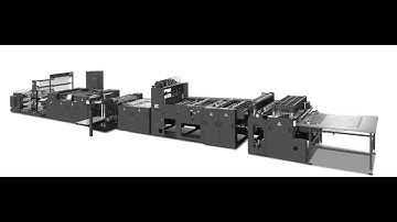 Automatic flexo printing exercise book making production line/notebook making machine