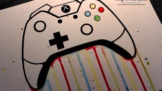 drawing xbox controller drawings daily paintingvalley