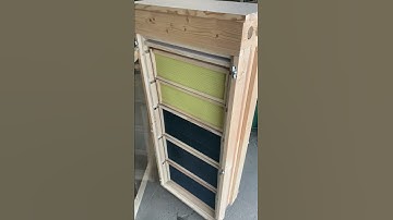 Homemade Honey Bee Observation Hive overview! #shorts