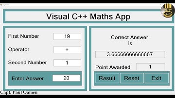 How to Create a Maths App using Audio and Text To Speech Functions in Visual C++ - Full Tutorial