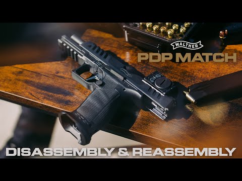 Walther PDP Match (Polymer Frame) Disassembly, Cleaning & Reassembly