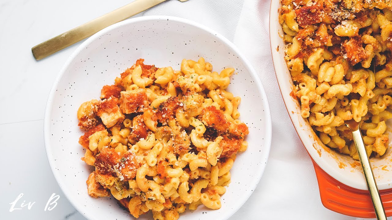 Vegan Buffalo Chicken Mac & Cheese (no cashews, no potatoes, no ...