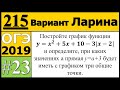 Задание 23. Варианта Ларина №215 ОГЭ.