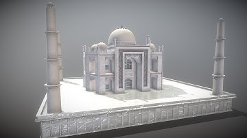 3D Model - Taj Mahal - Downloadable