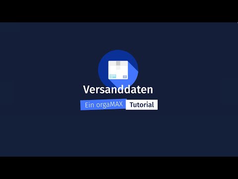 Video: Sind die Versanddaten korrekt?