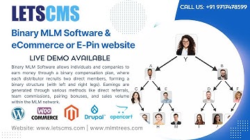 Binary MLM Business with powerful, reliable, and affordable Software & Live Demo