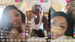 Ari (TheRealKyleSister) and Moneybagg Yo on Instagram Live | February 1st, 2020