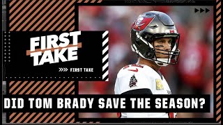 Tom Brady SAVED the Buccaneers' season! - Michael Irvin | First Take