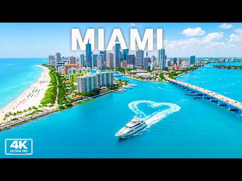 Miami 4K 🇺🇸 | South Beach, Art Deco District & Tropical Paradise